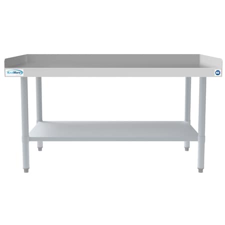 Koolmore 16 Gauge Stainless Steel Commercial Equipment Stand - 30 x 48 Heavy Duty Griddle Stand w/Undershelf EQT-163048